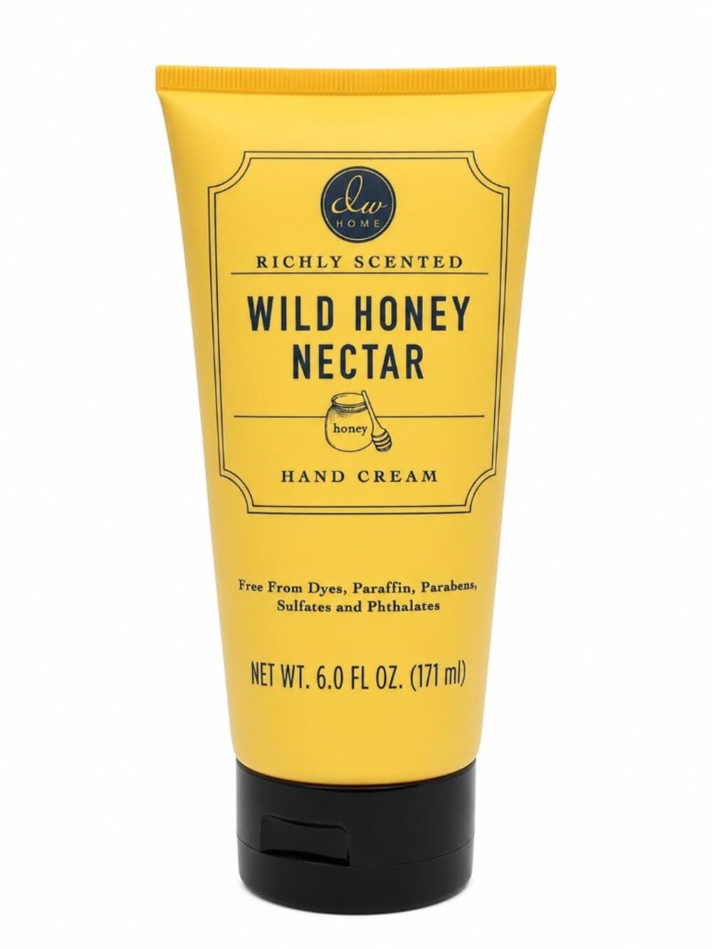 DW Home Honey Vanilla Hand Cream Moisturizing Richly Scented 6 oz